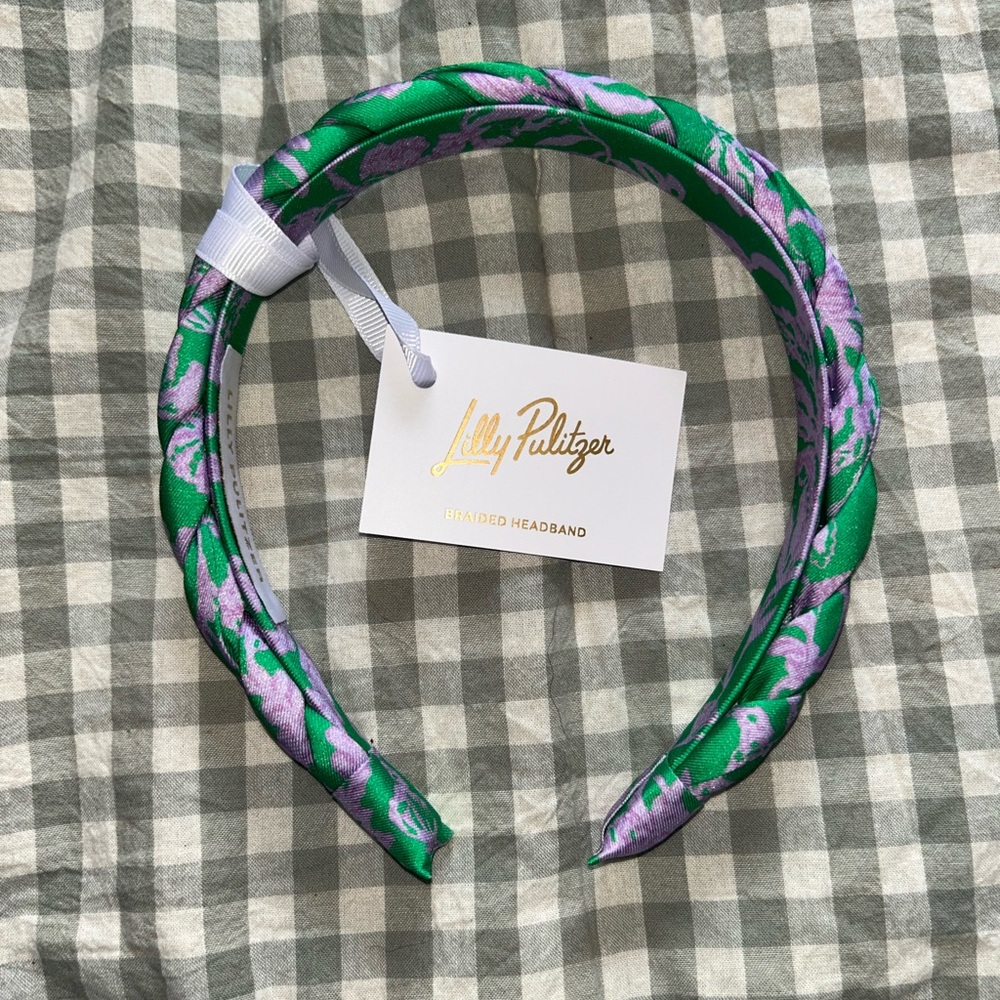 Lilly Pulitzer Green and Purple Headband